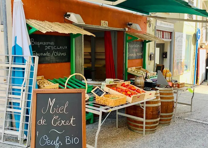 펜션 Maison Vermeille Emplacement Exceptionnel 아르젤레쉬르메르